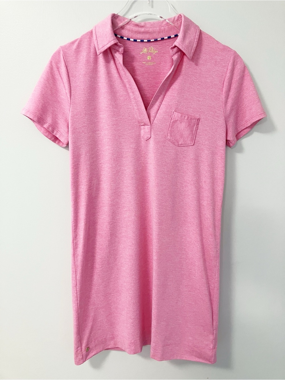 Lilly Pulitzer | Pink Dune Polo Shirt Dress S Chic Preppy Resort Tennis Travel